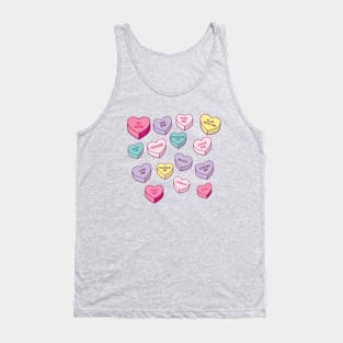 Lesbian Candy Hearts Tank Top